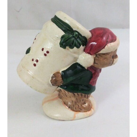 Vintage Seasons Collection Teddy Bears Christmas 3.5" Salt & Pepper Shakers - Picture 9 of 13